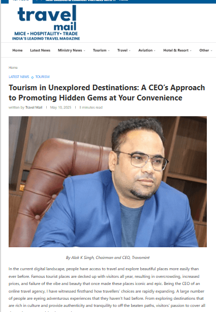 Tourism in Unexplored Destinations: A CEO’s Approach to Promoting Hidden Gems at Your Convenience