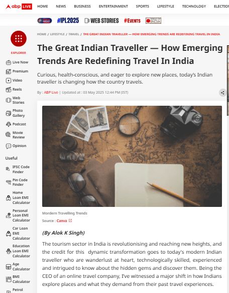 The Great Indian Traveller — How Emerging Trends Are Redefining Travel In India