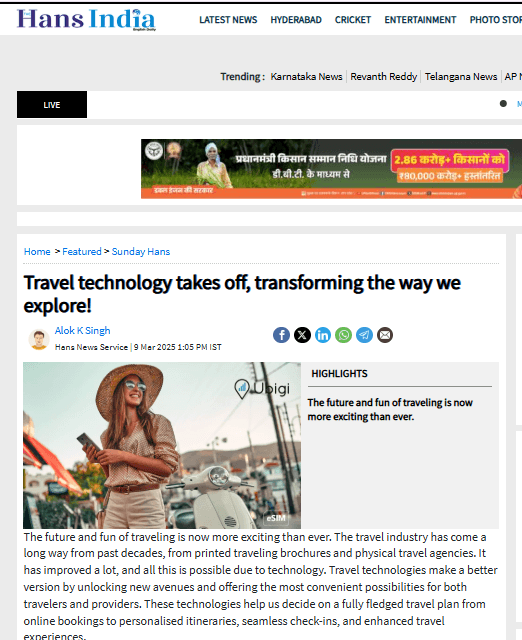 Travel technology takes off, transforming the way we explore!