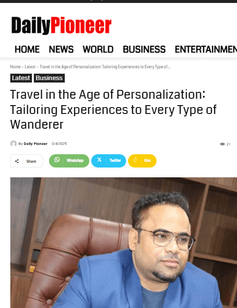 Travel in the Age of Personalization: Tailoring Experiences to Every Type of Wanderer