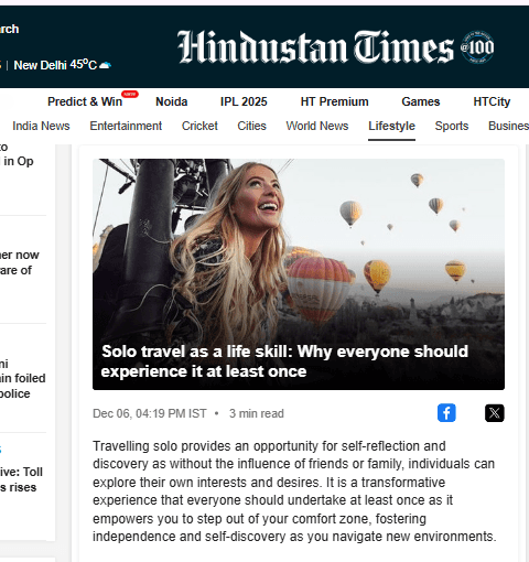 solo travel as a life skill why everyone should experience