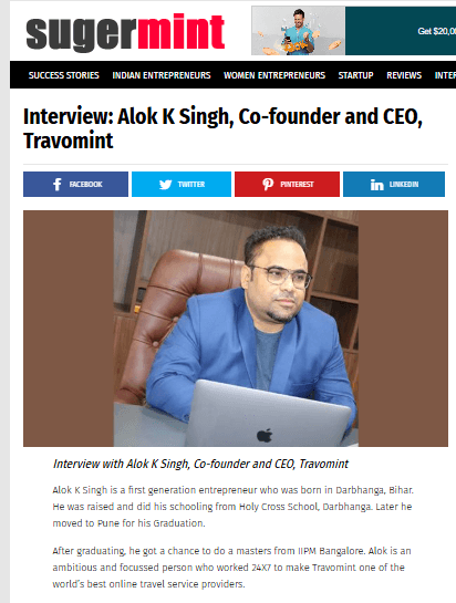 Interview: Alok K Singh, Co-founder and CEO, Travomint