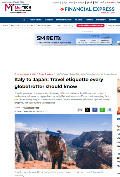 Italy to Japan: Travel etiquette every globetrotter should know