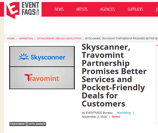 Skyscanner, Travomint Partnership Promises Better Services and Pocket-Friendly Deals for Customers